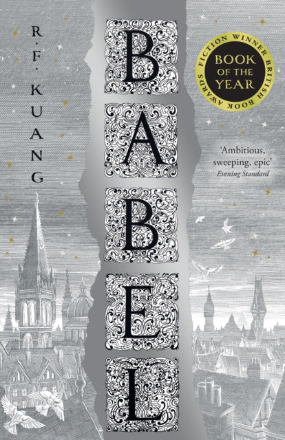 Front cover of Babel by R.F. Kuang, paperback
