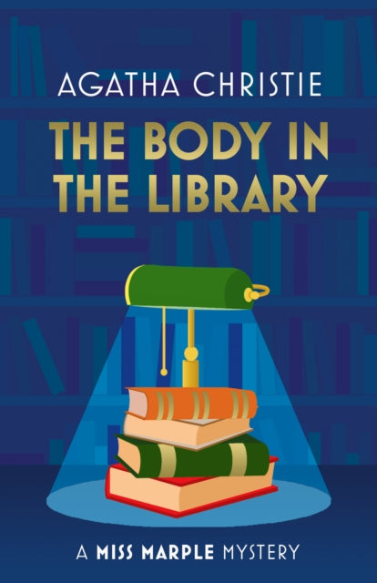 Front cover of The Body in the Library by Agatha Christie, hardback