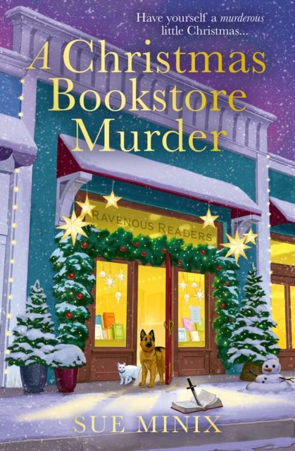 A Christmas Bookstore Murder - Sue Minix