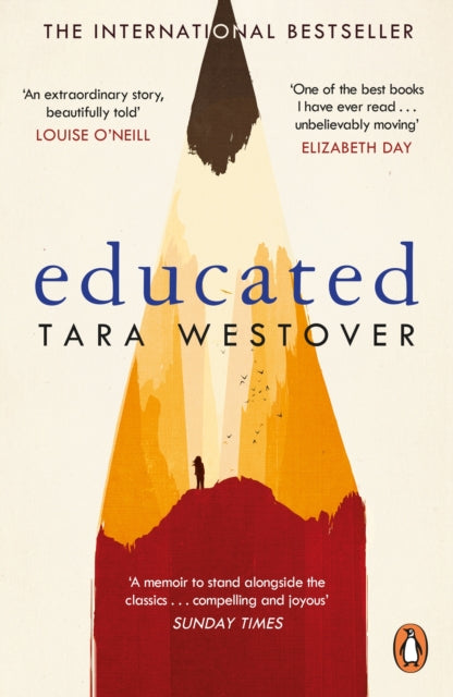 Front cover of Educated by Tara Westover, paperback