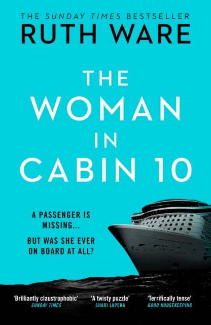 Front cover of The Woman in Cabin 10 by Ruth Ware, paperback