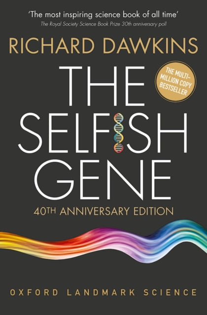 Front cover of The Selfish Gene by Richard Dawkins, paperback
