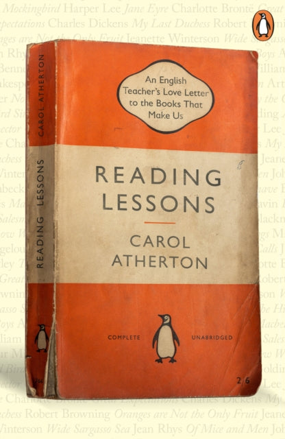 Reading Lessons : An English Teacher's Love Letter to the Books that Shape Us - Carol Atherton
