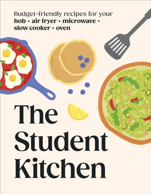 Front cover of The Student Kitchen by DK, paperback