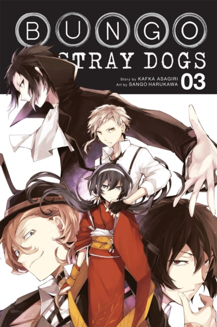 Front cover of Bungo Stray Dogs, Vol. 3, paperback