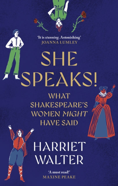 Front cover of She Speaks! by Harriet Walter, paperback