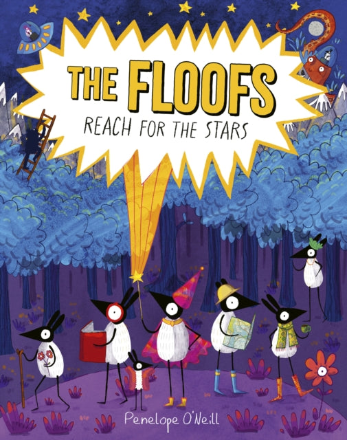 Front cover of The Floofs Reach for the Stars by Penelope O'Neill, paperback