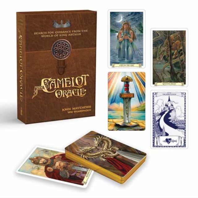 The Camelot Oracle : Search for Guidance from the World of King Arthur (Oracle Kit Box Set with 46 Cards and Guide Book) - Will Worthington