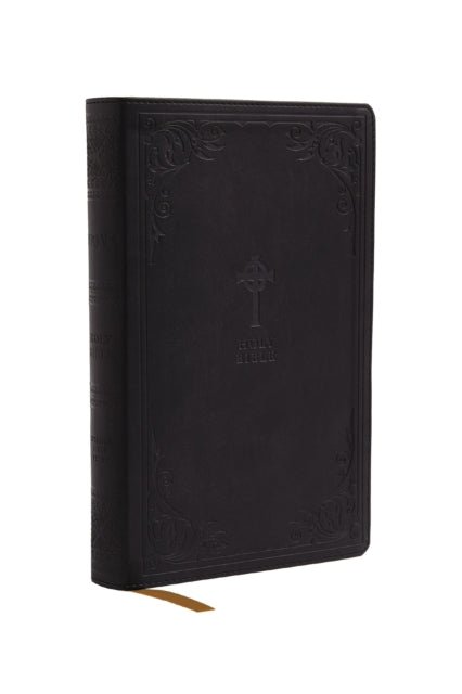 Front cover of NRSV Catholic Edition Gift Bible, Black Leathersoft (Comfort Print, Holy Bible, Complete Catholic Bible, NRSV by Catholic Bible Press, leather-bound