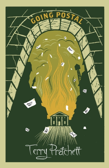 Front cover of Going Postal by Terry Pratchett, hardback