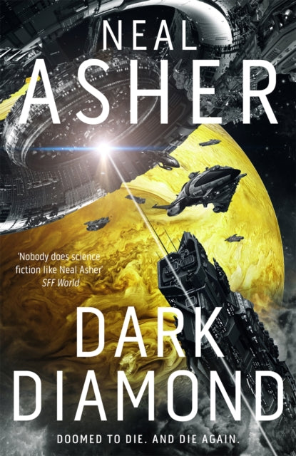 Front cover of Dark Diamond by Neal Asher, paperback