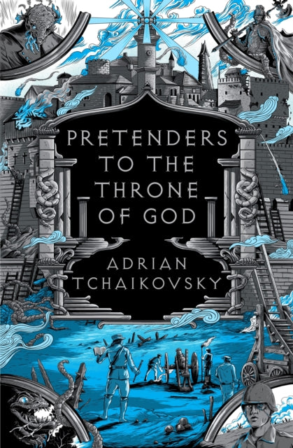 Front cover of Pretenders to the Throne of God by Adrian Tchaikovsky, hardback
