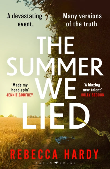 Front cover of The Summer We Lied by Rebecca Hardy, hardback
