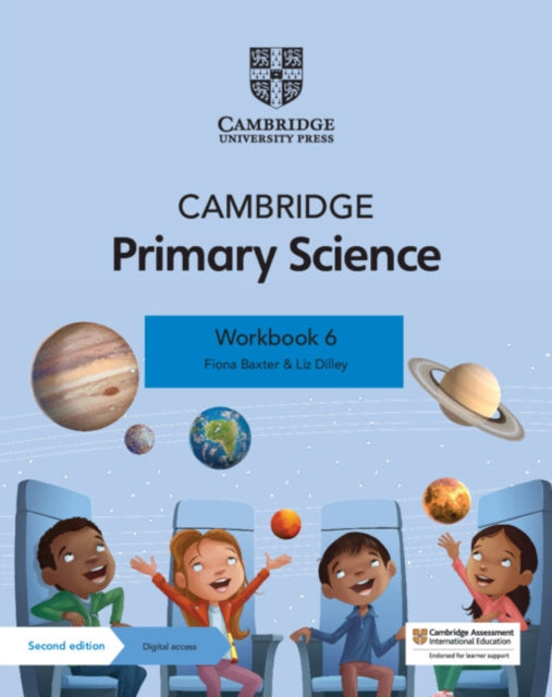 Front cover of Cambridge Primary Science Workbook 6 with Digital Access (1 Year) by Fiona Baxter