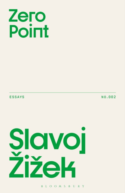 Front cover of Zero Point by Slavoj Zizek, paperback