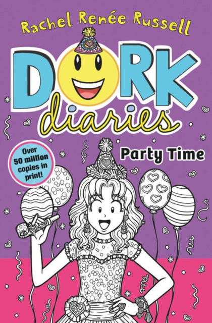 Front cover of Dork Diaries: Party Time by Rachel Renee Russell, paperback