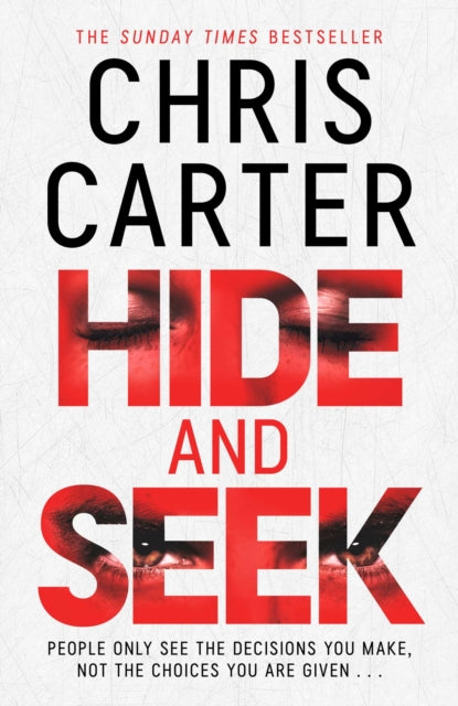 Front cover of Hide and Seek by Chris Carter, hardback