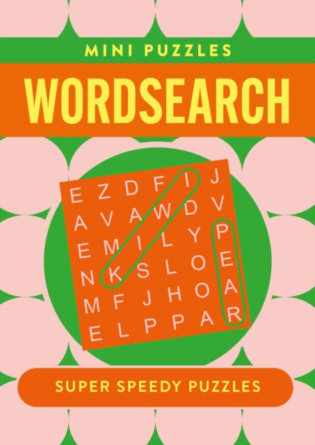 Front cover of Mini Wordsearch by Eric Saunders, paperback