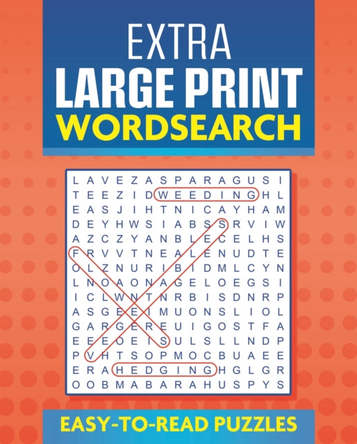 Front cover of Extra Large Print Wordsearch by Eric Saunders, paperback