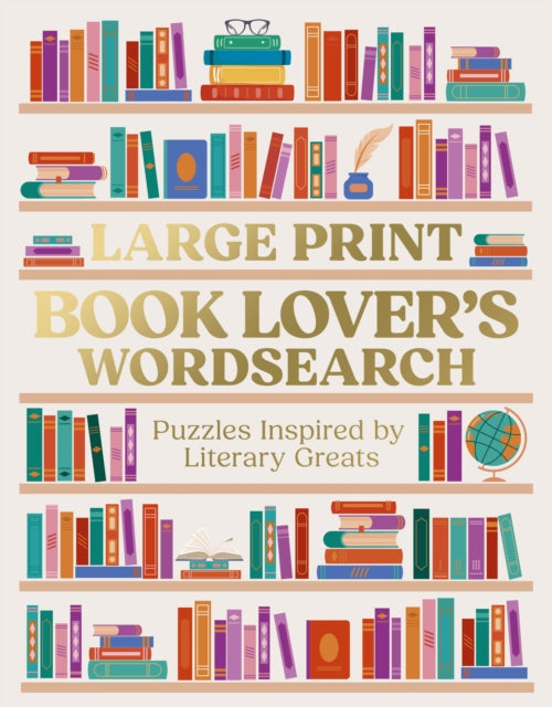 Large Print Book Lover's Wordsearch - Eric Saunders