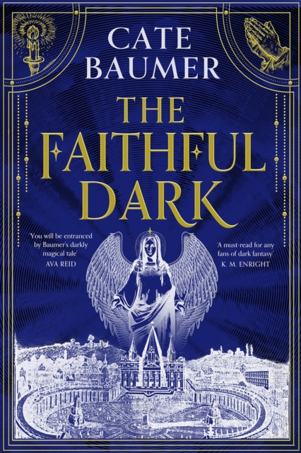 Front cover of The Faithful Dark by Cate Baumer, hardback