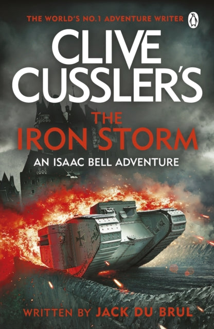 Front cover of Clive Cussler's The Iron Storm by Jack du Brul, paperback