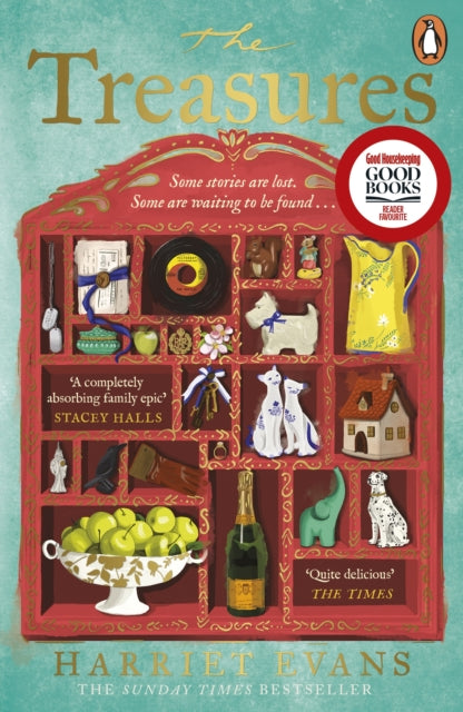 Front cover of The Treasures by Harriet Evans, paperback