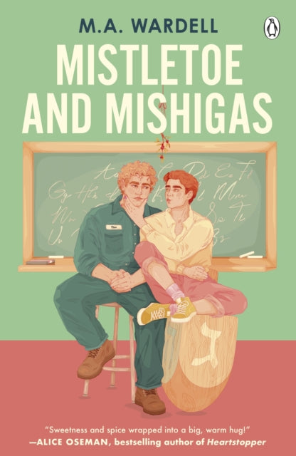 Front cover of Mistletoe and Mishigas by M.A. Wardell, paperback