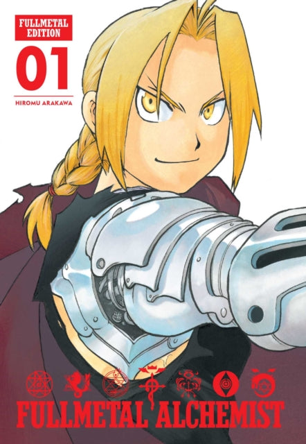 Front cover of Fullmetal Alchemist: Fullmetal Edition, Vol. 1 by Hiromu Arakawa, hardback