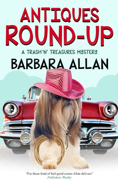Front cover of Antiques Round-Up by Barbara Allan, paperback