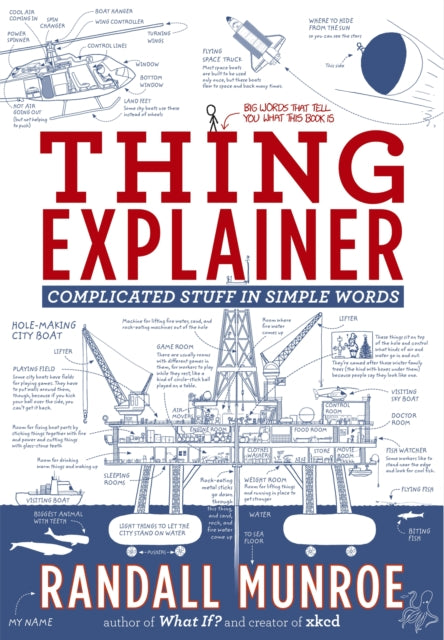 Front cover of Thing Explainer by Randall Munroe, paperback