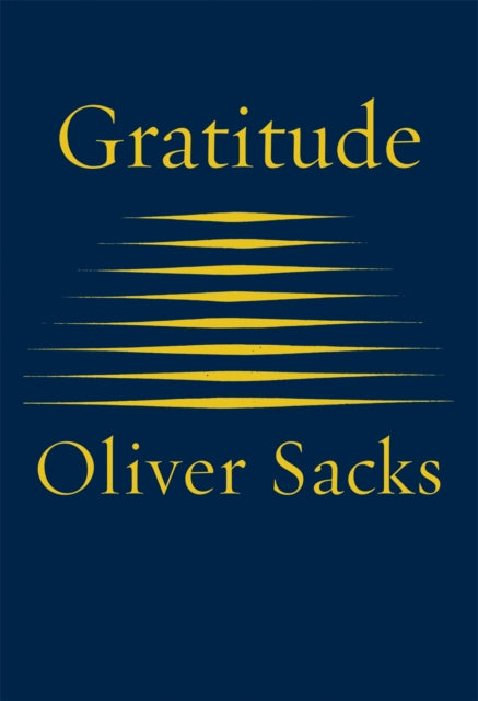 Front cover of Gratitude by Oliver Sacks, hardback
