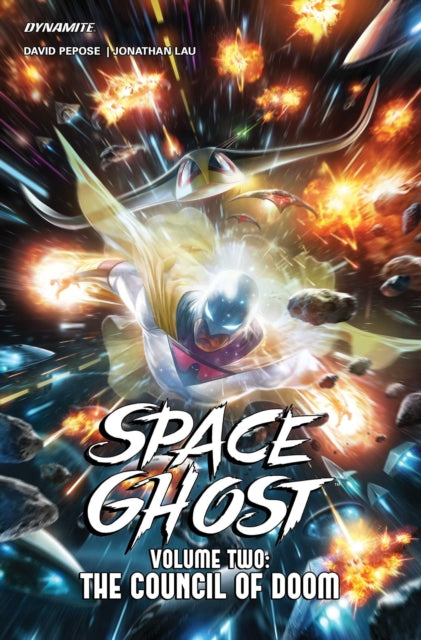Front cover of Space Ghost Vol. 2 (2024) by David Pepose, hardback
