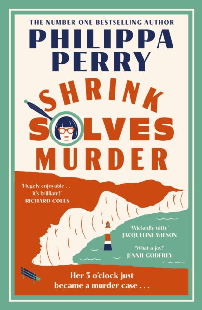 Front cover of Shrink Solves Murder by Philippa Perry, hardback