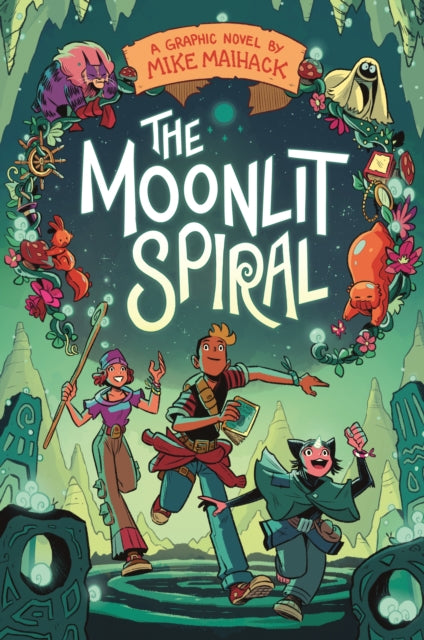 The Moonlit Spiral : A funny graphic novel adventure for readers age 9-12 - explore a magical world of treasure hunting and mythical beasts - Mike Maihack
