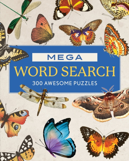 Front cover of Mega Word Search by Editors of Chartwell Books, paperback