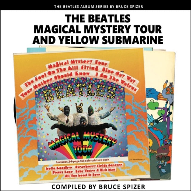 Front cover of Magical Mystery Tour and Yellow Submarine by Bruce Spizer, hardback