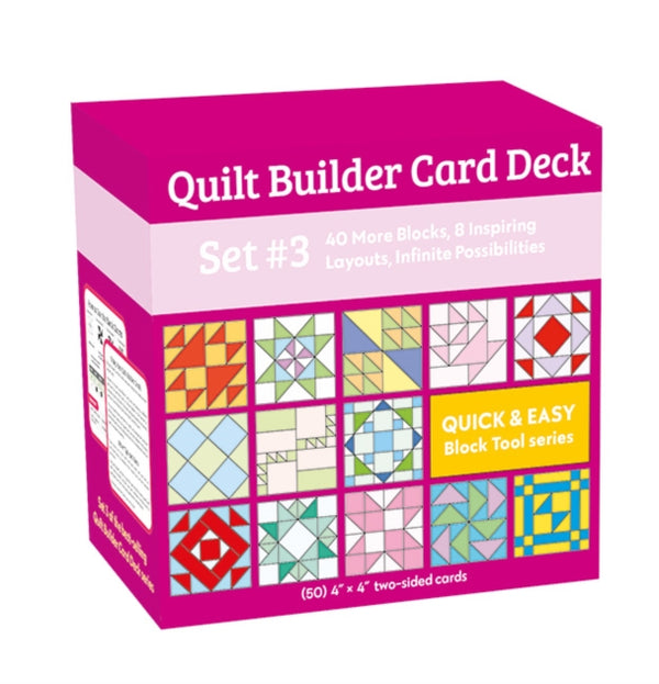 Quilt Builder Card Deck Set #3 : 40 More Blocks, 8 Inspiring Layouts, Infinite Possibilities - C&T Publishing
