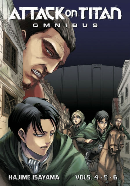 Front cover of Attack on Titan Omnibus 2 (Vol. 4-6) by Hajime Isayama, paperback