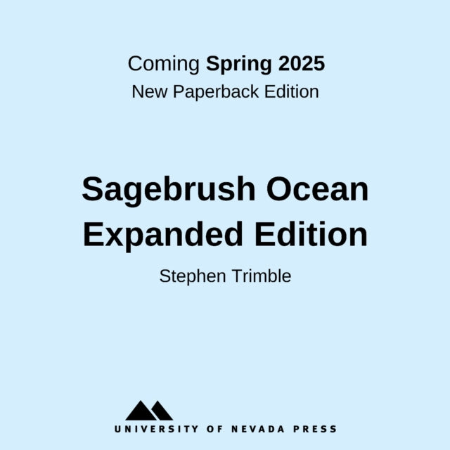 The Sagebrush Ocean - Stephen Trimble