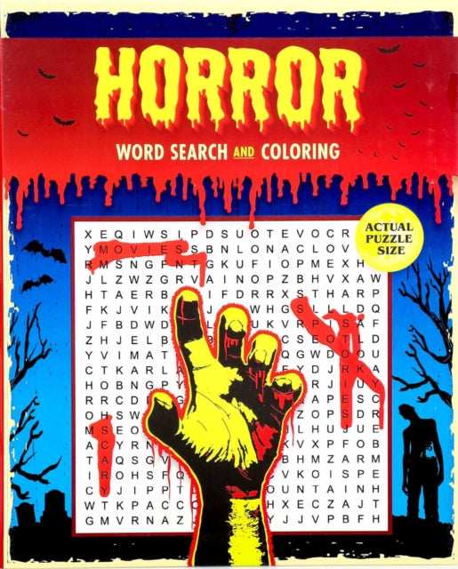 Horror Word Search and Coloring - Editors of Thunder Bay Press