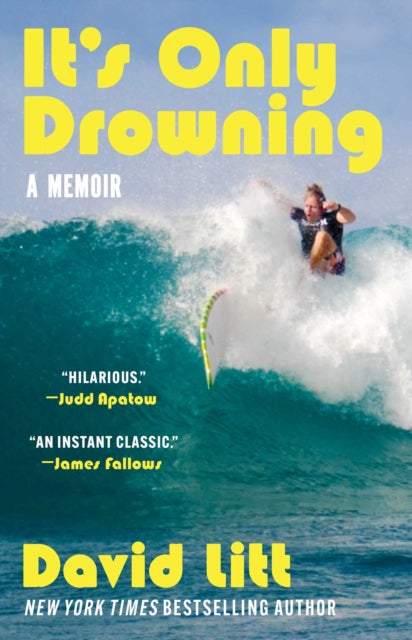 Front cover of It's Only Drowning by David Litt, paperback