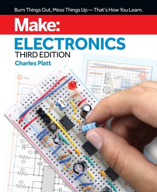 Front cover of Make: Electronics, 3e by Charles Platt, paperback