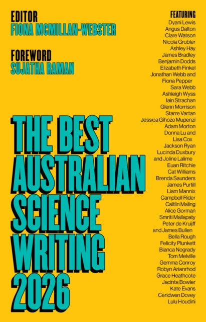 The Best Australian Science Writing 2026 - Fiona McMillan-Webster