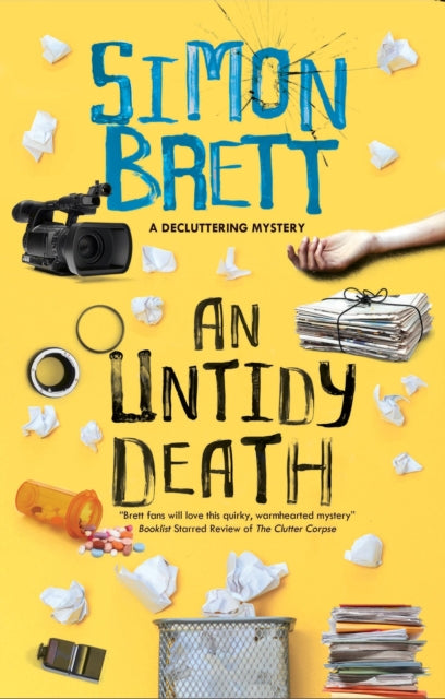 Front cover of An Untidy Death by Simon Brett, hardback