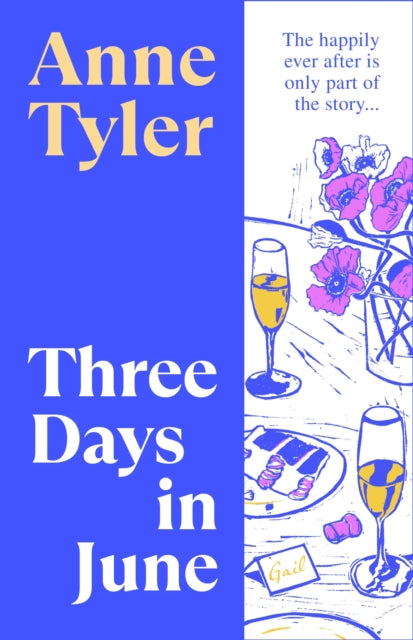 Front cover of Three Days in June by Anne Tyler, hardback