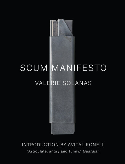 Front cover of SCUM Manifesto by Avital Ronell, paperback