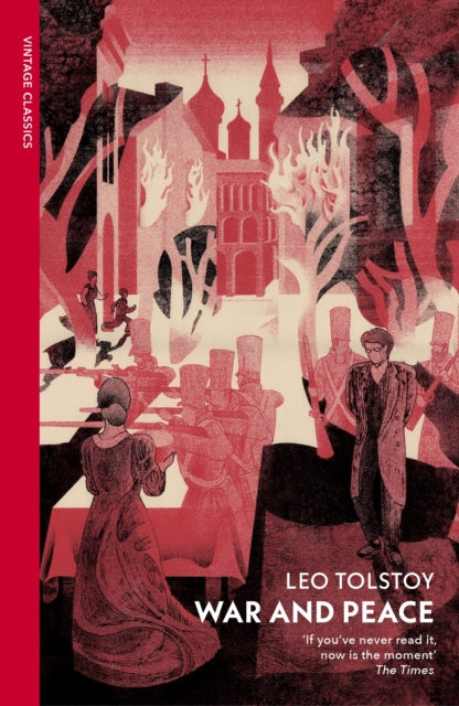 Front cover of War and Peace by Larissa Volokhonsky, paperback