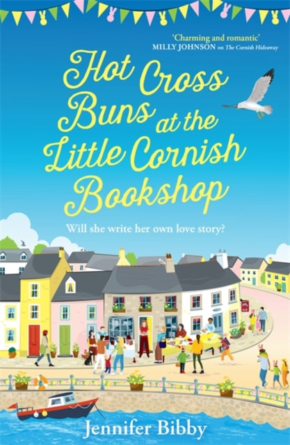 Front cover of Hot Cross Buns at the Little Cornish Bookshop by Jennifer Bibby, paperback