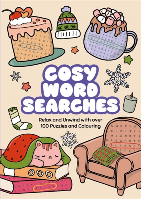 Cosy Word Searches : Relax and Unwind with over 100 Puzzles and Colouring - Dr Gareth Moore